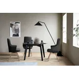 Stressless® Polsterstuhl Laurel, High Back mit Armlehne, Größe L, schräggestellte Beine in Walnuss schwarz