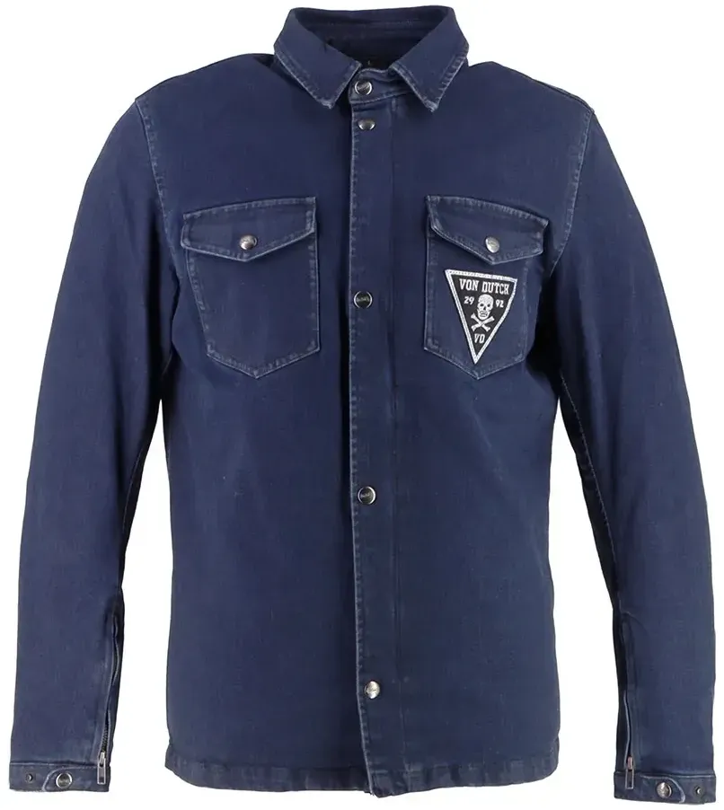 Von Dutch Stray Cat Jacke - Dirty Blue - M