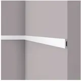 NOEL & MARQUET Zierleiste NMC WD5 WALLSTYL Weiß 2 St. 200 x 1 x 3,8 cm