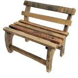 Spetebo Blumenbank 32 x 27 x 21 cm Braun