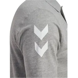 hummel hmlGO 2.0 Chevron Poloshirt, Graumeliert, 2XL