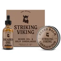 Striking Viking Bartöl und Balsam - Sandelholz 60 ml