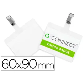 Q-Connect Namensschild 60x90mm mit Clip offen VE=25 Stück