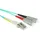 Act RL8622 Glasfaser Patchkabel duplex with LC and SC connectors (22 m), 2x 2x Aqua-Farbe