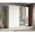 ax living Schiebetürenschrank Lunoria 221 x 207 x 60 cm Weiß