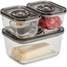 CASO Design Vakuumbehälter Set transparent 3 x 1,5 l