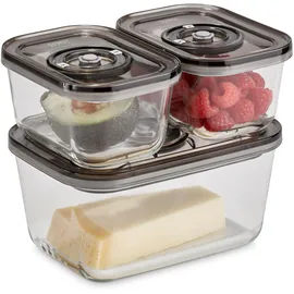 CASO Design Vakuumbehälter Set transparent 3 x 1,5 l