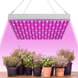 Jiubiaz 15W LED Pflanzenlampe, Pflanzenlicht Vollspektrum, Pflanzenleuchte mit Rot Blau Licht, Grow Lamp für Zimmerpflanzen Gemüse und Blumen im Gewächshaus, Wachstumslampe LED