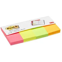 Post-it® Notes Markers Haftmarker farbsortiert 4x 50 Streifen