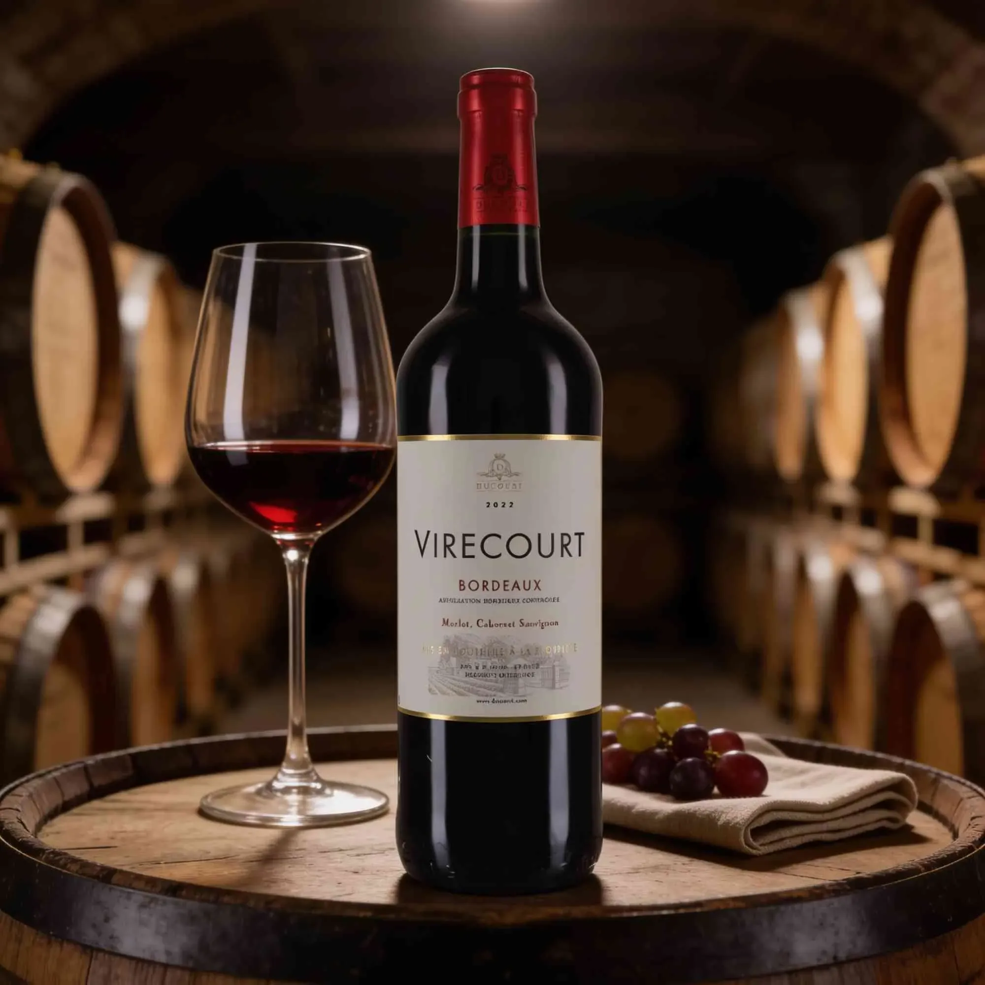 Vignobles Ducourt 2022 Vignobles Ducourt Virecourt Rouge 2022 Cabernet Sauvignon,Merlot Frankreich