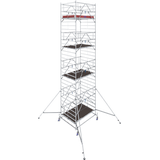 Krause 782076 FahrGerüst Aluminium Rollgerüst fahrbar Arbeitshöhe (max.): 9.40m Silber 382.5kg