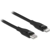 DeLock USB-C auf Lightning 0,5 m Schwarz