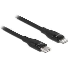 DeLock USB-C auf Lightning 0,5 m Schwarz