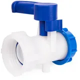 Bradas IBC Klappenventil S60x6 Innengewinde & Außengewinde IBCS60F-BTVS60M