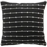 Douceur d'intérieur Zierkissen 45 x 45 cm Schwarz