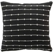 Douceur d'intérieur Zierkissen 45 x 45 cm Schwarz