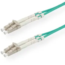 Value LWL-Kabel 50/125μm OM3, LC/LC, LSOH, türkis, 2 m