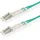 Value LWL-Kabel 50/125μm OM3, LC/LC, LSOH, türkis, 2 m