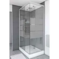 DM-DOH Duschmeister Komplettdusche Max F 110 Grey.. - Duschkabine