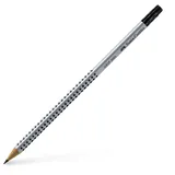 Faber-Castell Bleistift Grip 2001 12 St. Grau/ Silber