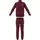 adidas Basic 3-Streifen Trainingsanzug active maroon/white S