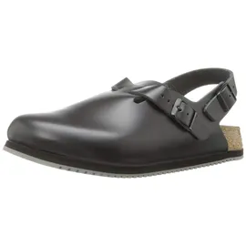 Birkenstock Tokio Super Grip, Naturleder, schwarz, Weite normal, Größe 41