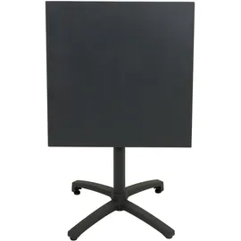 Garden Pleasure Treviso Klapptisch 70 x 70 cm anthrazit
