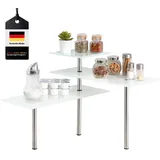 bremermann Eckregal 45 x 35 x 42 cm Weiß