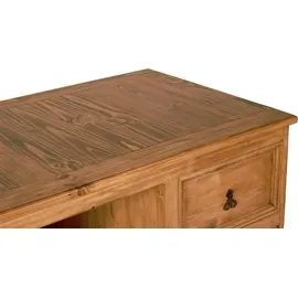 MiaMöbel Mexico Möbel 180x74x80 cm Landhausstil Massivholz Pinie Honig