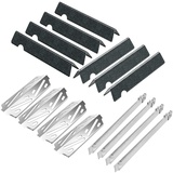 soldbbq GS4 Grillteil-Sets für Weber Genesis II/II LX 400 Series Gasgrill Genesis 2 SE-410, Genesis 2 E410, Genesis II E-435, Weber Genesis 2 Flavorizer Bars 66033 66797 Wärmeabweiser 66041 Teile