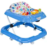 Lauflernwagen Höhenverstellbarer Baby Gehfrei Lauflernwagen mit Spielcenter (Blau)