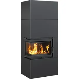 Kratki SIMPLE Box 8 kW Ø 200 links mit Türfeder Schwarz