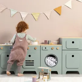Musterkind MUSTERKIND® Kinder-Waschmaschine Mix & Match, salbei/natur grün