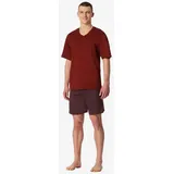 SCHIESSER Pyjama Comfort Essentials Rot 50