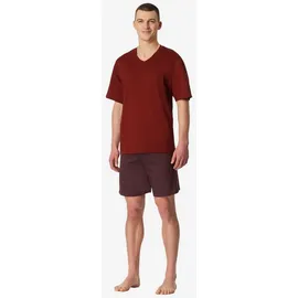 SCHIESSER Pyjama Comfort Essentials Rot 50