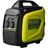 K&S BASIC KSB 33i S Inverter-Benzingenerator 3,3kW, stromerzeuger Inverter hat stabile Ausgangsspannung,schallgedämmten Gehäuse, Benzin notstromaggregat mit 100% Kupferwicklung,generator Inverter