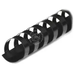 RM Plastik-Binderücken A4 rund schwarz 28mm