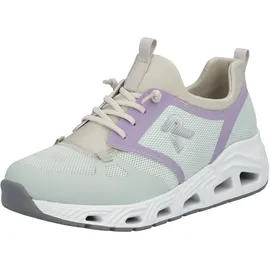 Rieker Slip-On Sneaker Damen Beige/Lila 41