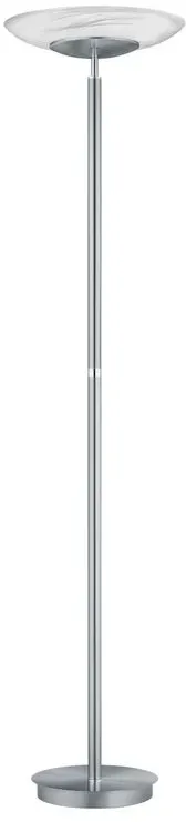 Hell LED-Stehlampe Findus Alu, Eisen, Stahl & Metall Silber Nickel matt
