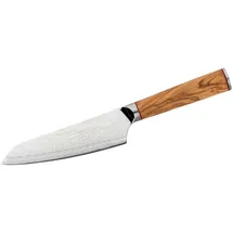 Herbertz Kochmesser Chef Damast 20 cm Olivenholz