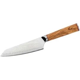 Herbertz Kochmesser Chef Damast 20 cm Olivenholz