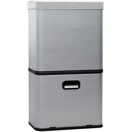 Klarstein Touchless Sensor-Mülleimer 56 l Weiß