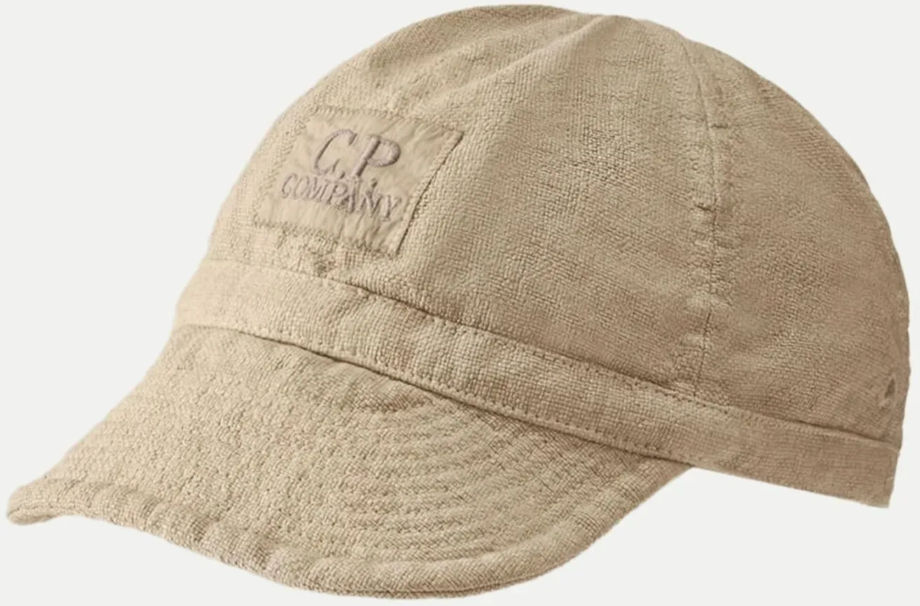 Kappe mit Logoprint Beige