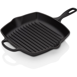 Le Creuset Signature Grillpfanne 26 x 26 cm schwarz matt