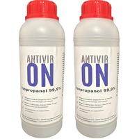 Antiviron 2x500ml Isopropanol Isopropylalkohol 99,9% IPA 2-Propanol Fettlöser Entfetter Reinigungsalkohol