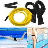 Swim Belts Swim Tether Pool Swim Training Leash Swim Training Belt Swim Traning Resistance Bands Swim Bungee Cords Swimming Belt Swim Tether Stationary Swimming Swim Trainer Elastic Swimming Belt