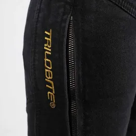 Trilobite Parado Doublelayer Motorrad Jeans, schwarz, Regular 42/32