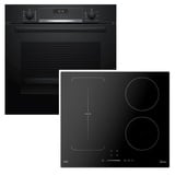 BOSCH Backofen-Set AutoPilot mit Midea Induktionskochfeld PowerBoost - autark, 60 cm