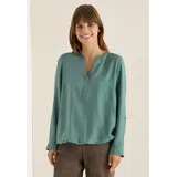 Cecil Bluse in Unifarbe Jewel Green XXL - XXL