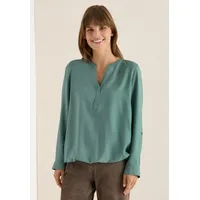 Cecil Bluse in Unifarbe Jewel Green XXL - XXL